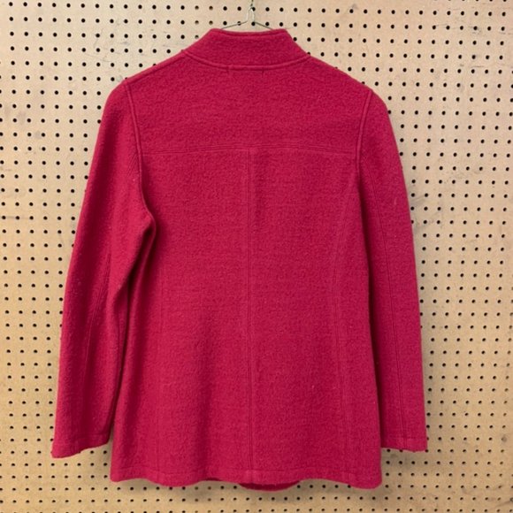 Casual Corner Sweater / Light Jacket ~ Red ~ Three-Quarter ~ Medium - Picture 3 of 6